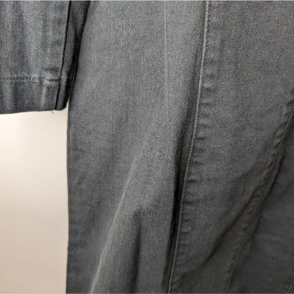 Prairie Underground Black Denim Dress with Zipper Detail | Size Small - Picture 4 of 7